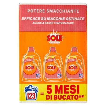 SOLE LAV.LIQ. SMACCHIANTE 123MIS. 3PZ