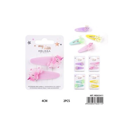 MELISSA CLIP CAPELLI 4CM 2PZ