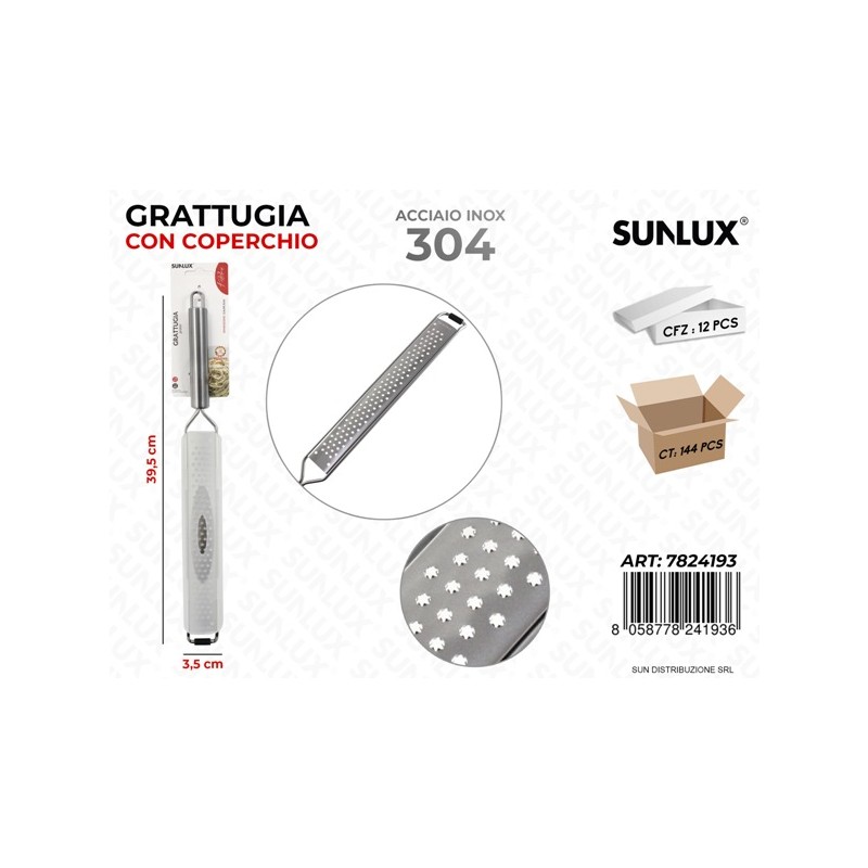 GRATTUGIA IN ACCIAIO 304 C/ COP. 3.5*39.