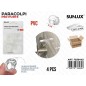 SUNLUX PARACOLPI PER PORTE PVC 4PCS 3CM