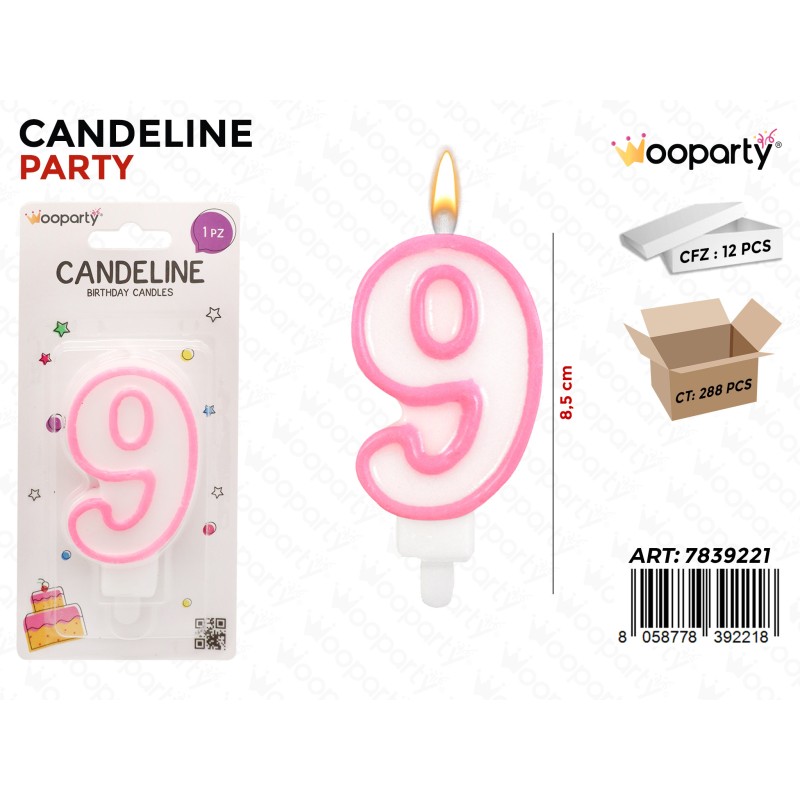 CANDELA ROSA  NUMERO 9