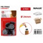 SUNLUX FELTRINI CHIODATI TONDI 8PCS D.24