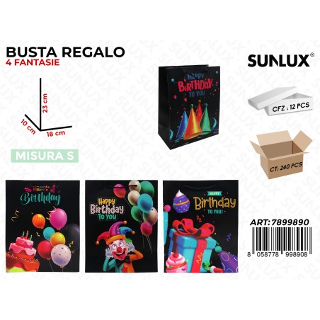 SUNLUX BUSTE REGALO H. BIRTHDAY 18*23*10