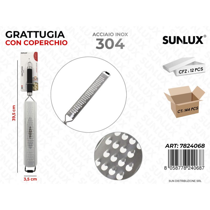 GRATTUGIA IN ACCIAIO 304 C/ COP. 3.5*39.