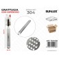 GRATTUGIA IN ACCIAIO 304 C/ COP. 3.5*39.