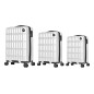 TROLLEY RIGIDO MEDIUM NERVEGIA BIANCO 46X27X66