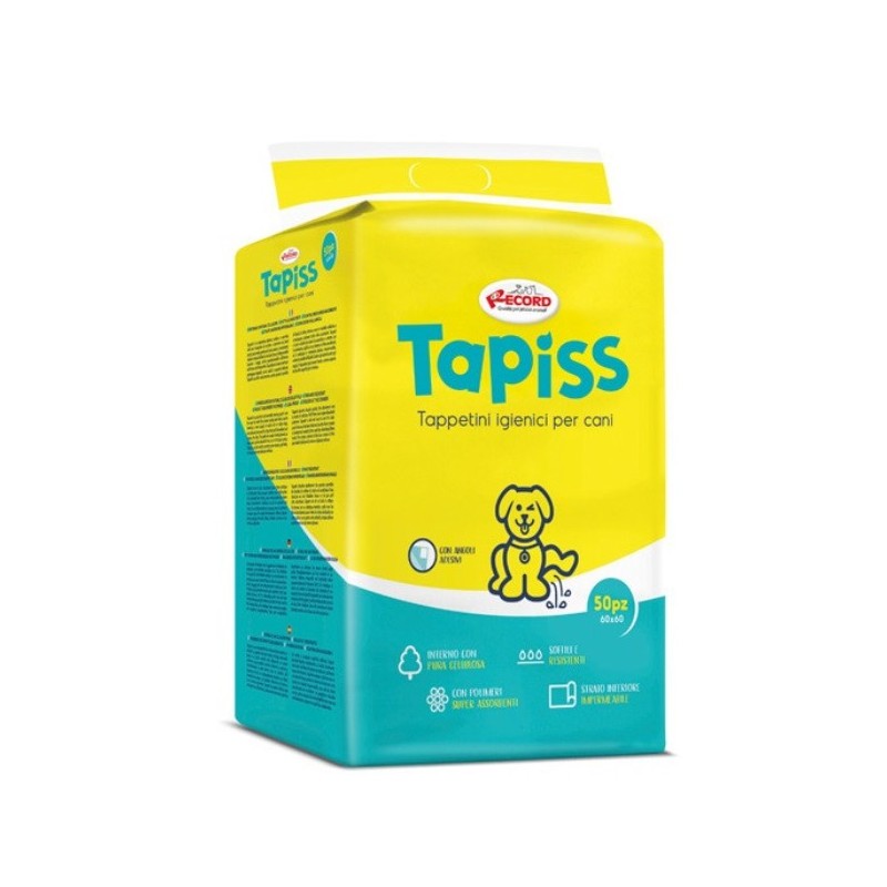 RECORD TAPISS 50 TAPPETINI ASSORBENTI 60X60 CM