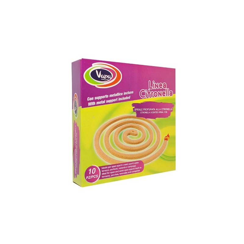 VAPA SPIRALI X 10 CITRONELLA
