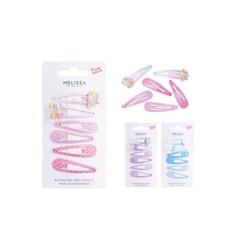 MELISSA CLIP CAPELLI 5CM 6PZ