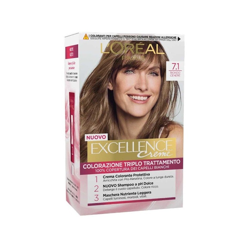 EXCELLENCE CREMA COL. BIONDO CENERE N7.1
