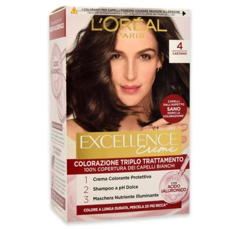 EXCELLENCE CREMA COLORANTE CASTANO  N.4