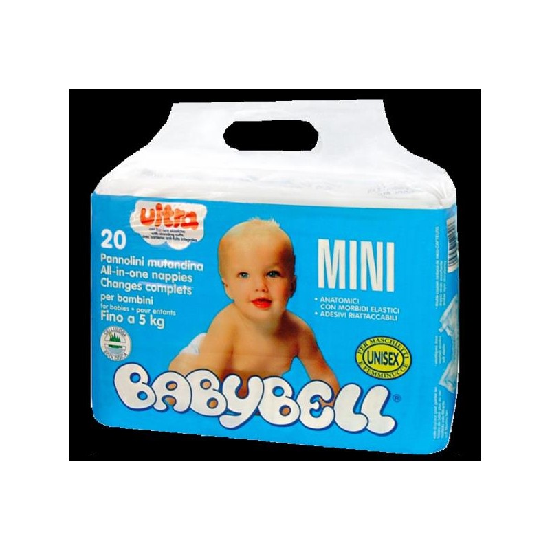BABY BELL PANNOLINI 20 PZ MINIFINO A 5 KG