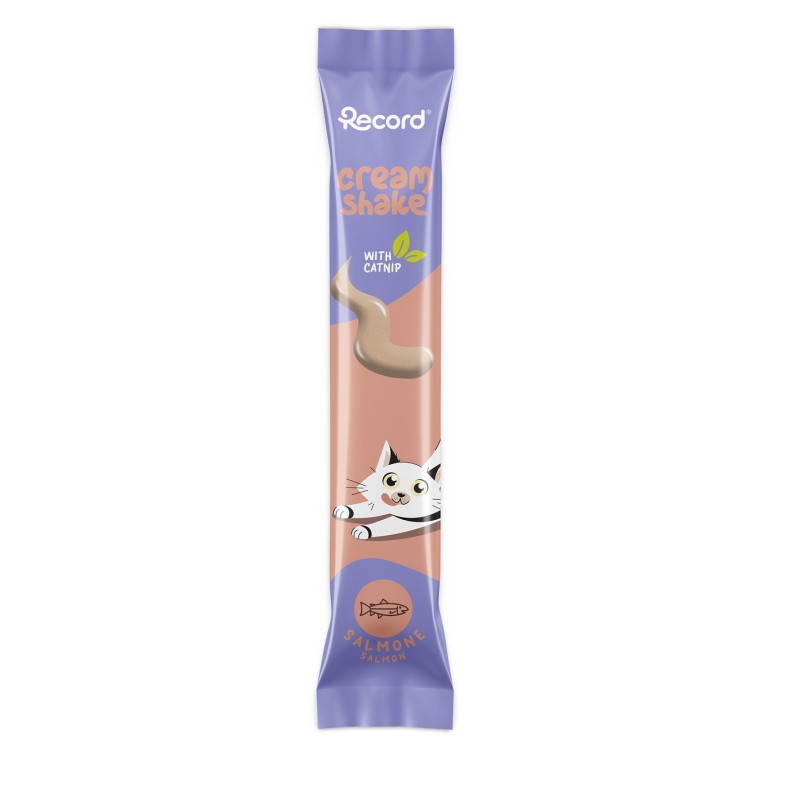 RECORD CREAM SHAKE SNACK PER GATTI 7X12G