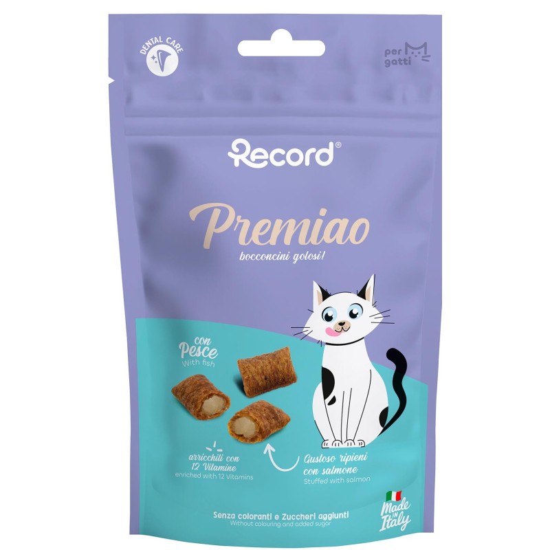 RECORD PREMIAO SNACK RIPIENI PER GATTI