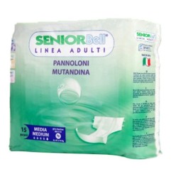 PANNOLONI MUTANDINA SENIOR BELL 15 pz MEDIA