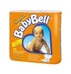 BABY BELL PANNOLINI 18 PZ MIDI 4/9 Kg