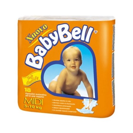 BABY BELL PANNOLINI 18 PZ MIDI 4/9 Kg