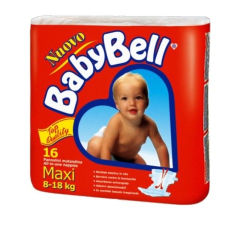 BABY BELL PANNOLINI 16 PZ MAXI 7/18 Kg