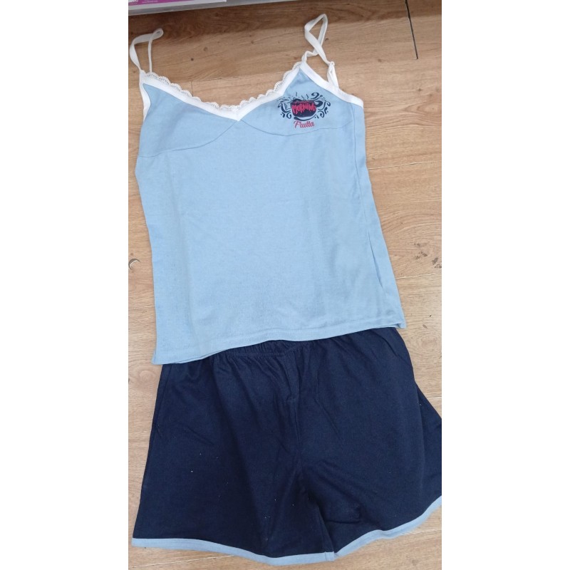PIGIAMA DONNA ESTIVO BRETELLINA + SHORTS