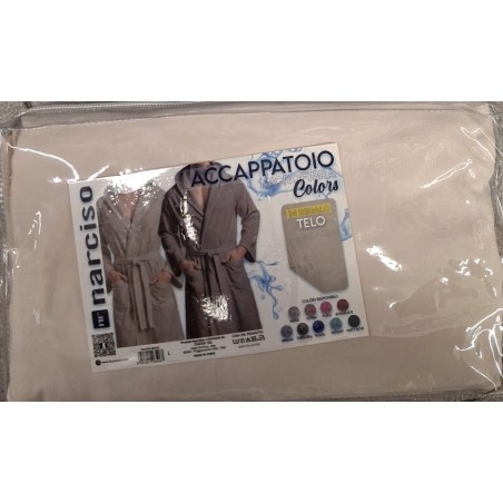 ACCAPPATOIO IN MICROFIBRA C/CAPPUCCIO CO