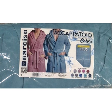 ACCAPPATOIO IN MICROFIBRA C/CAPPUCCIO CO