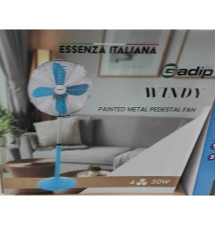 VENTILATORE IN METALLO VERNICIATO A PIANTANA