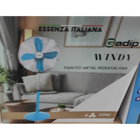 VENTILATORE IN METALLO VERNICIATO A PIANTANA