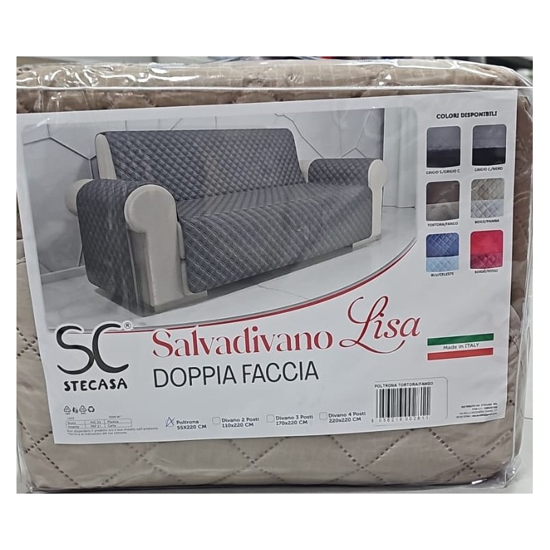 SALVADIVANO LISA POLTRONA TORTORA/FANGO