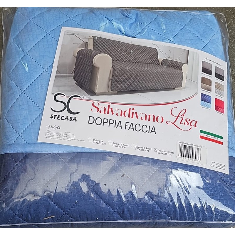 SALVADIVANO LISA 4PS BLU/CELESTE