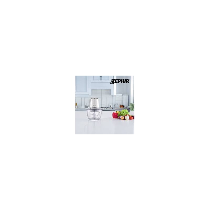 TRITATUTTO DA CUCINA IN VETRO - 4 LAME - 0,75L