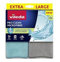 VILEDA PRO CLEAN PANNO MICROFIBRA PZ 2