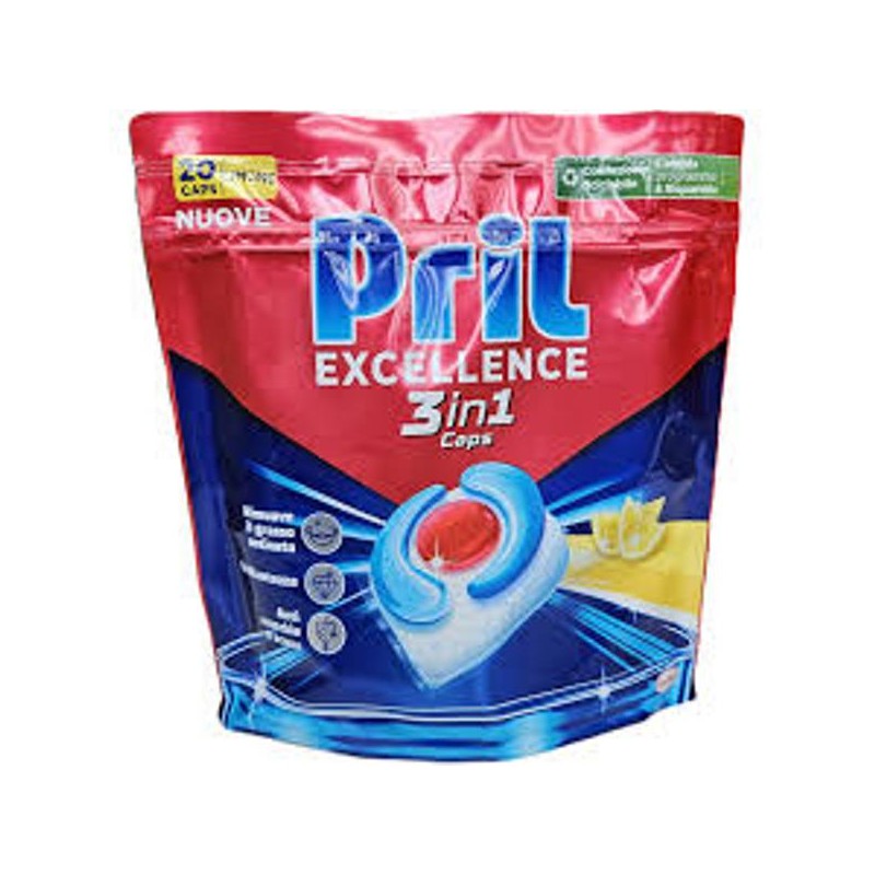 PRIL EXCELL.3IN1 CAPS LIMONE PZ20