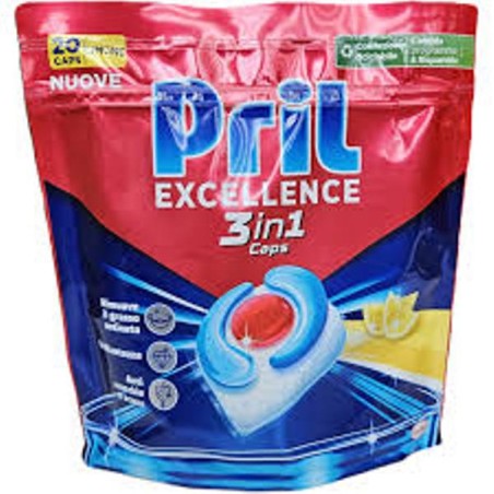PRIL EXCELL.3IN1 CAPS LIMONE PZ20