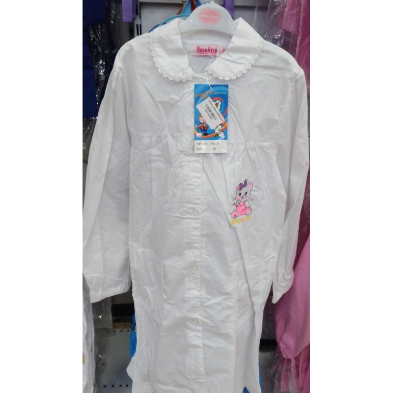 GREMBIULE BIANCO BIMBA NEW 80CM