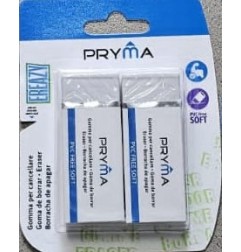 PRYMA GOMMA BIANCA 7.1X2.8X1.1CM 2PZ BL.