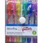 PRYMA PENNA GEL MINI 9CM 6PZ GLITTER BL.
