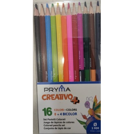 PRYMA PASTELLI CREATIVO+ BICOLOR 12PZ BL