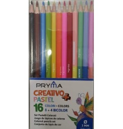 PRYMA PASTELLI CREATIVO+ BICOLOR 12PZ PA