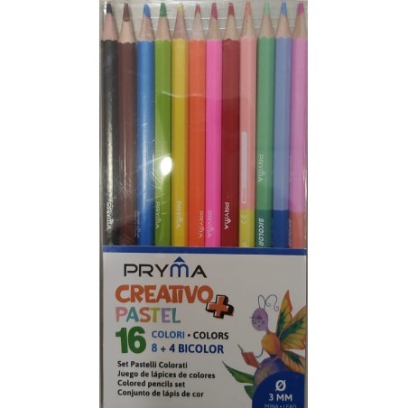 PRYMA PASTELLI CREATIVO+ BICOLOR 12PZ PA