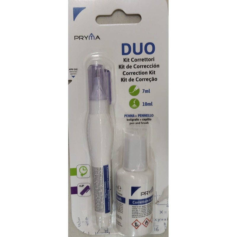 PRYMA CORRETTORE PENNELLO 10ML+PENNA 2.2