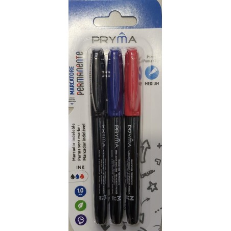 PRYMA MARCAT.PERMANENTE PUNTA M 1MM 3PZ