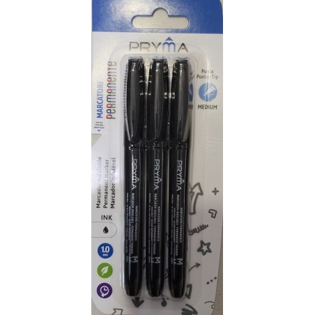 PRYMA MARCAT.PERMANENTE PUNTA M 1MM 3PZ