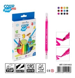 PRYMA PENNARELLI COLORPIU DUAL 12PZ BL.
