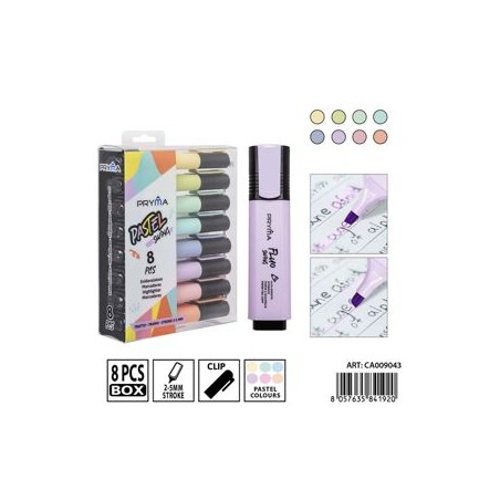 PRYMA EVIDENZIATORE SWING 2-5MM 8PZ PAST