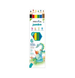 PRYMA PASTELLI JUMBO  6PZ BL.