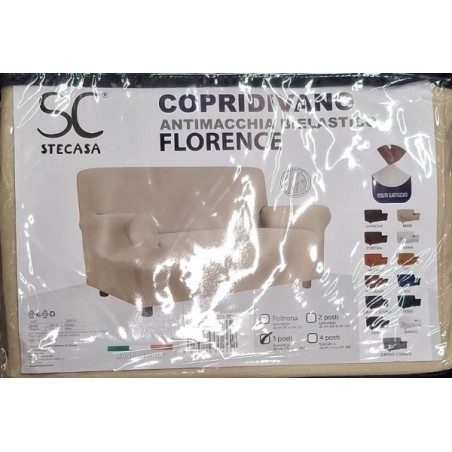 COPRIDIVANO ANTIMACCHIA FLORENCE 3PS BEI