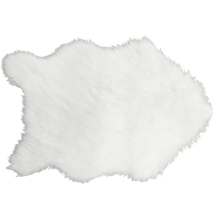 TAPPETO ECO PELLE DI PECORA BIANCO 120*1