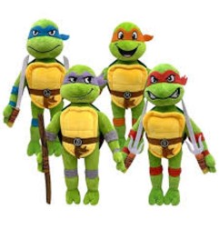 TMNT TATARUGHE NINJA 30CM PELUCHE ASSORT