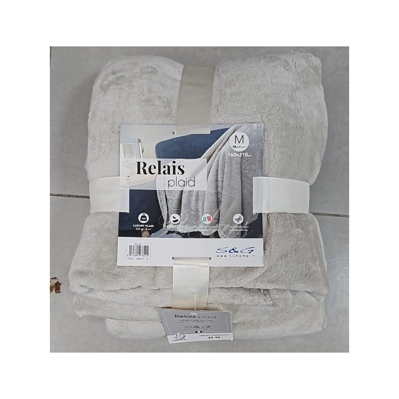 PLAID RELAIS MIS M 160X210