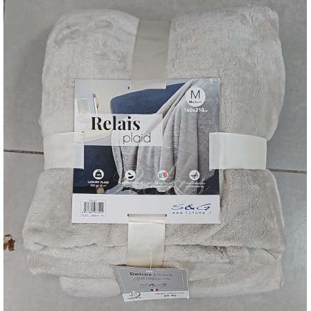 PLAID RELAIS MIS M 160X210